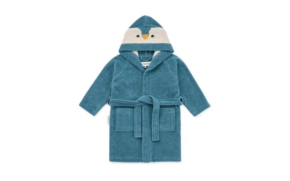 Liewood Lily Bathrobe - Penguin Oceanview Mix 1-2 Years