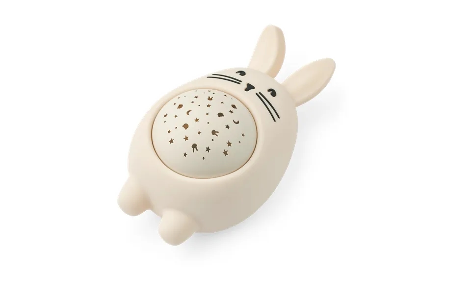 Liewood Manuel Rabbit Night Lamp With Projector And Sound Sandy