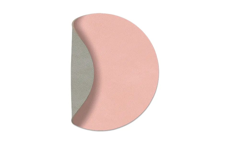 Lind Dna Cloud Coaster Reversible Circle 1 Pcs Pink-light Grey