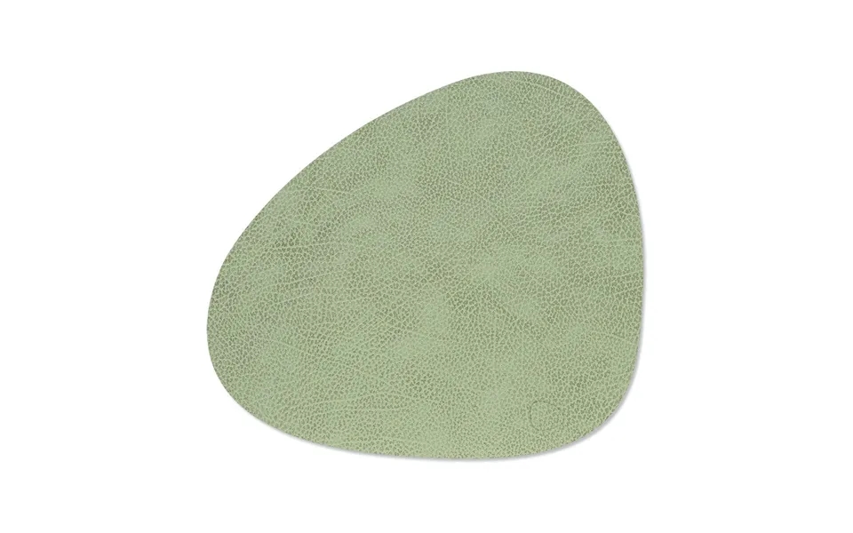 Lind Dna Hippo Placemat Curve M Olive Green