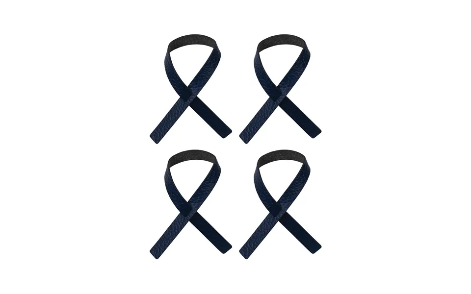 Lind Dna Loop Napkin Ring 4-pack Marine Blue