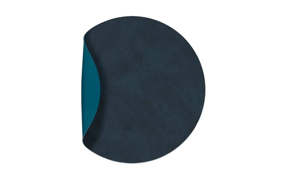 Lind Dna Nupo Placemat Circle Reversible M 1 Pcs Midnight Blue-petrol