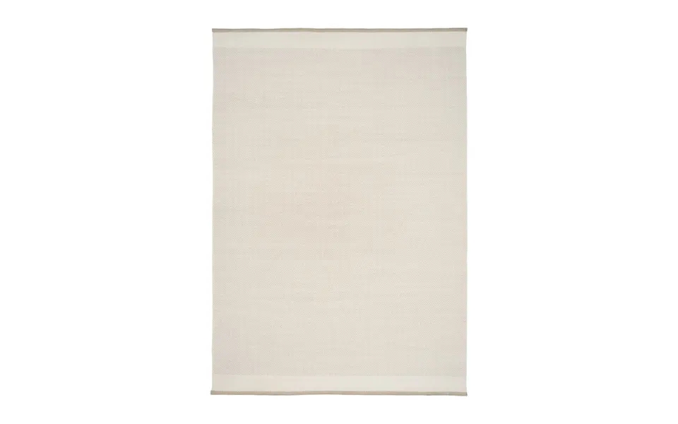 Linie Design Stratum Echo Wool Carpet White. 140x200 Cm