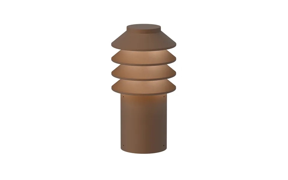 Louis Poulsen Bysted Garden Short W O Adapter Bollard Corten