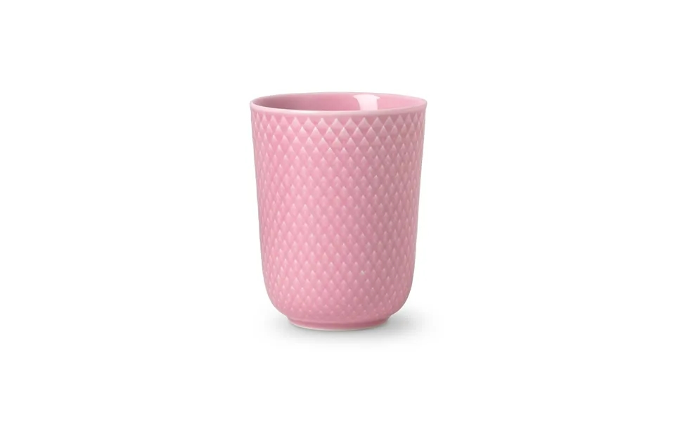 Lyngby Porcelæn Rhombe Mug Without Handle 33 Cl Pink