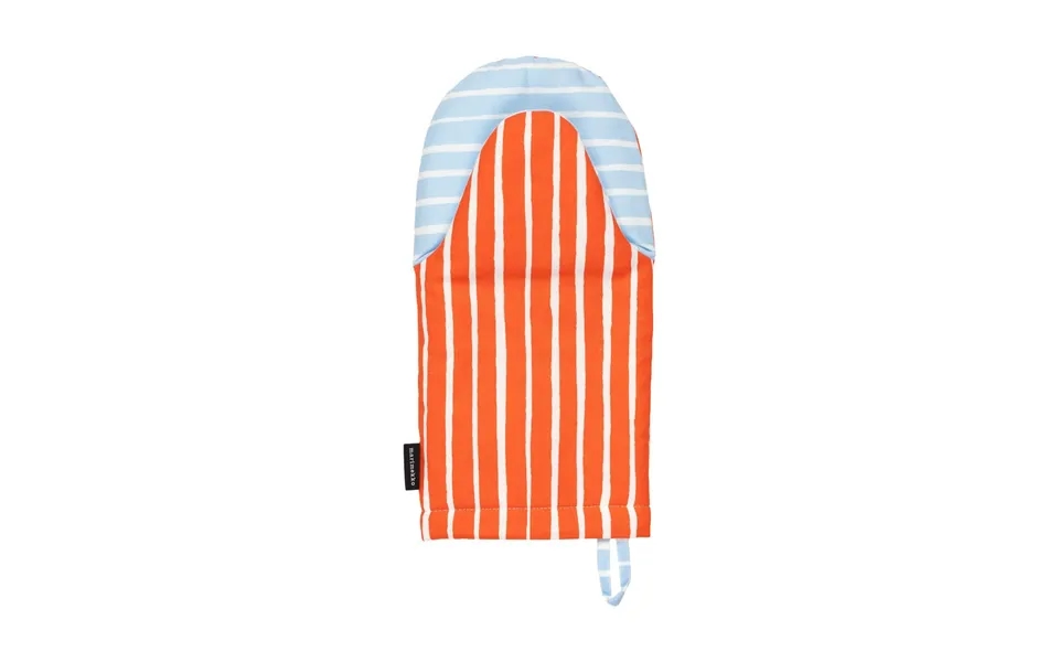 Marimekko Piccolo Oven Mitt White-tomato Red-light Blue