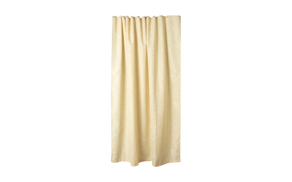 Marimekko Piirto Unikko Shower Curtain 180x200 Cm Beige