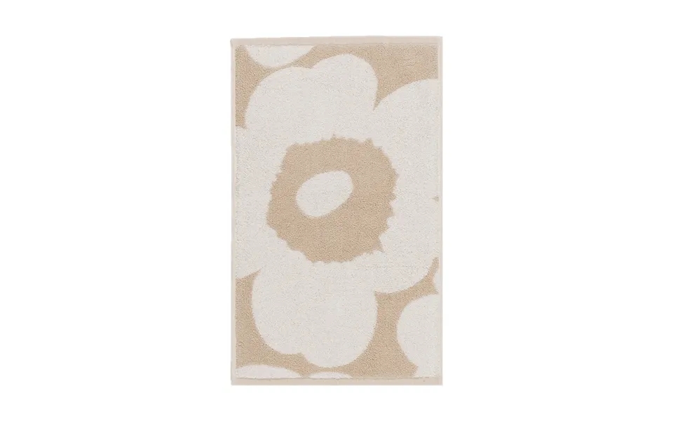 Marimekko Unikko Guest Towel 30x50 Cm Beige-white