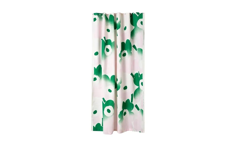 Marimekko Unikko Häivähdys Shower Curtain 180x200 Cm Green