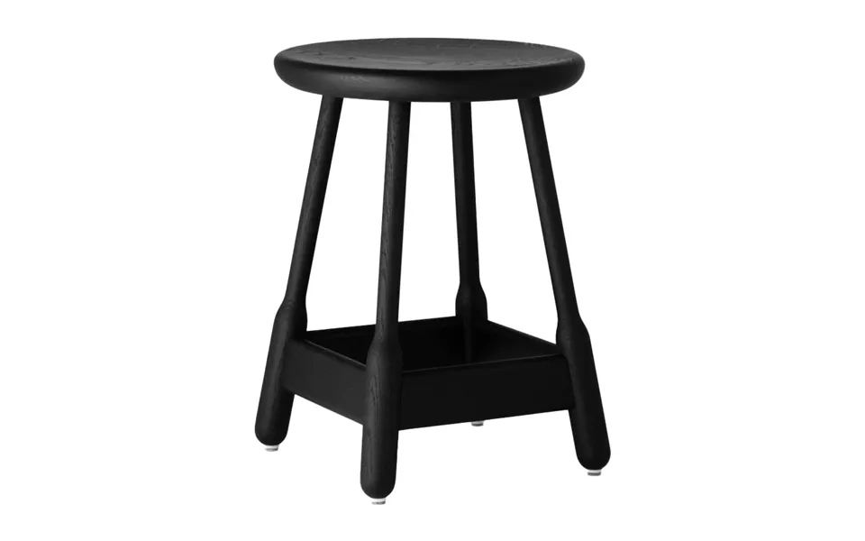 Massproductions Albert Barstool 50 Cm Dark Stained Oak