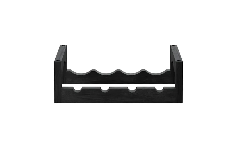 Massproductions Silo Stapelbart Wine Rack Black Oiled Box