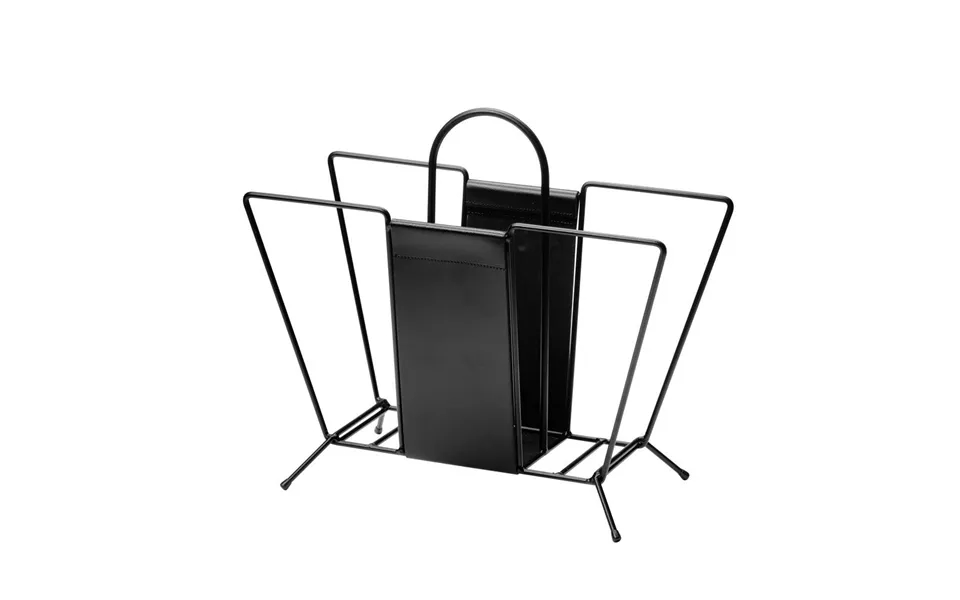 Maze Suitcase Magazine Holder Black