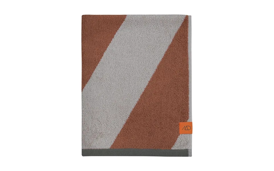 Mette Ditmer Diagonal Guest Towel 40x55 Cm 2-pack Brick