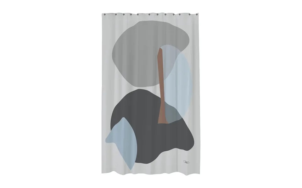 Mette Ditmer Gallery Shower Curtain 150x200 Cm Light Grey