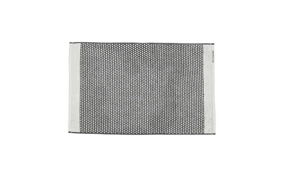 Mette Ditmer Grid Bathroom Rug 50x80 Cm Black-off White