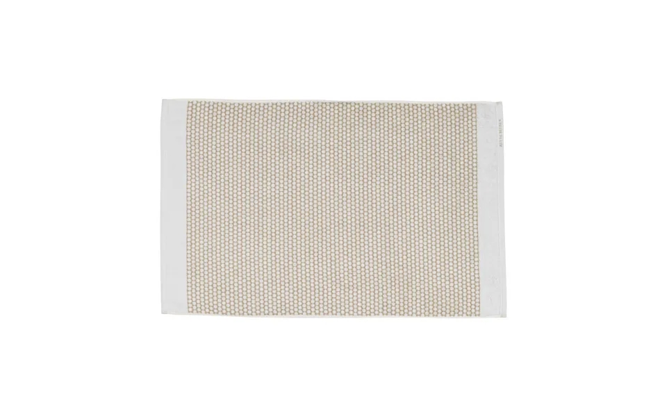Mette Ditmer Grid Bathroom Rug 50x80 Cm Sand-off White