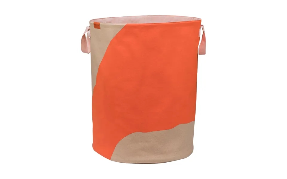Mette Ditmer Nova Arte Laundry Basket 40x40x50 Cm Latte-orange