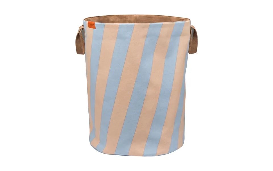 Mette Ditmer Nova Arte Laundry Basket 40x40x50 Cm Light Blue-powder Rose