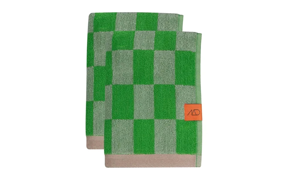 Mette Ditmer Retro Guest Towel 40x55 Cm 2-pack Classic Green
