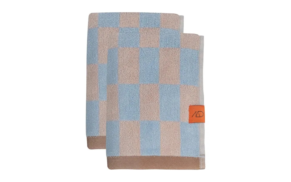 Mette Ditmer Retro Guest Towel 40x55 Cm 2-pack Light Blue