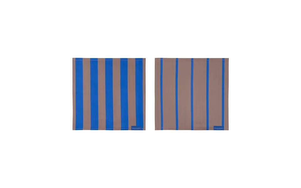 Mette Ditmer Stripes Dishcloth 33x33 Cm 2-pack Blush