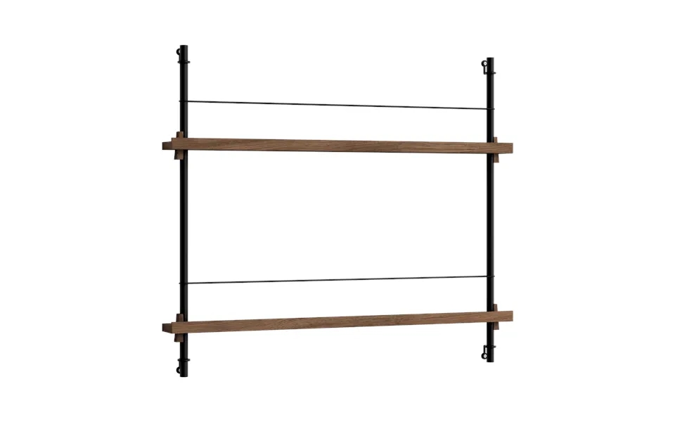 Moebe Moebe Magazine Rack Smoked Oak-black
