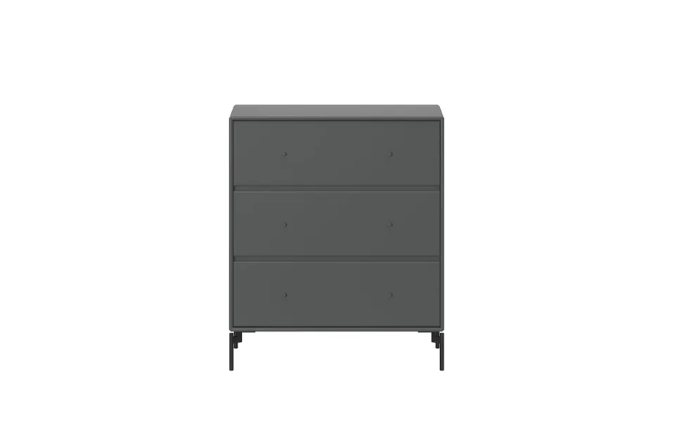 Montana Carry Dresser Anthracite 04 - Black Lacquered Legs