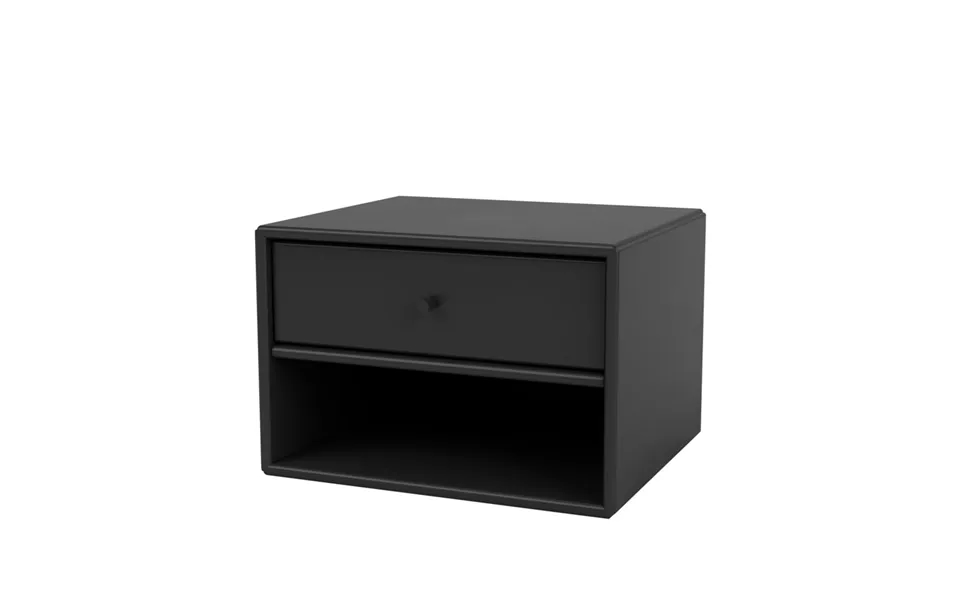 Montana Dash Bedside Table Black 05 - Incl. Suspension Cm