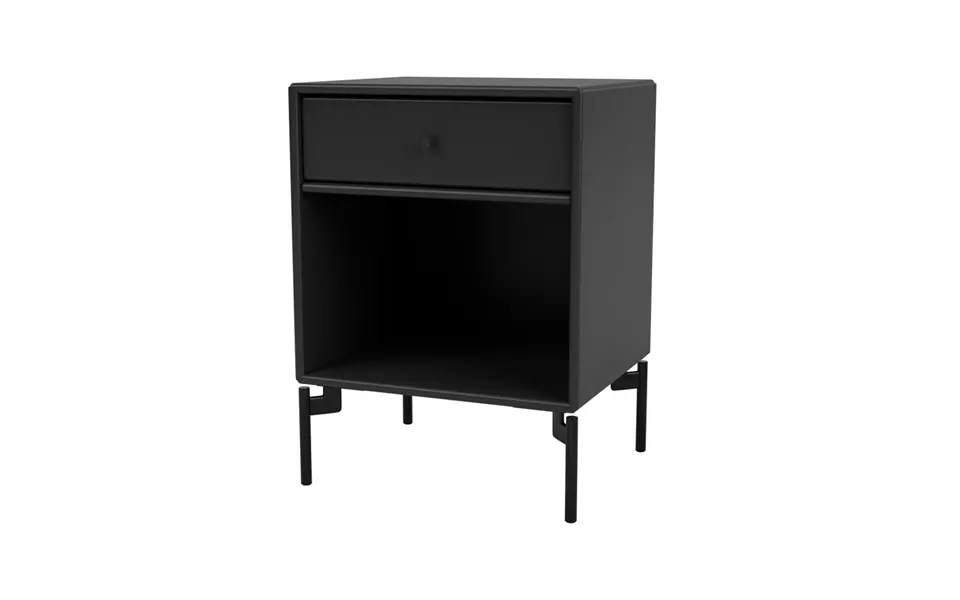 Montana Dream Bedside Table Black 05 - Black Lacquered Legs