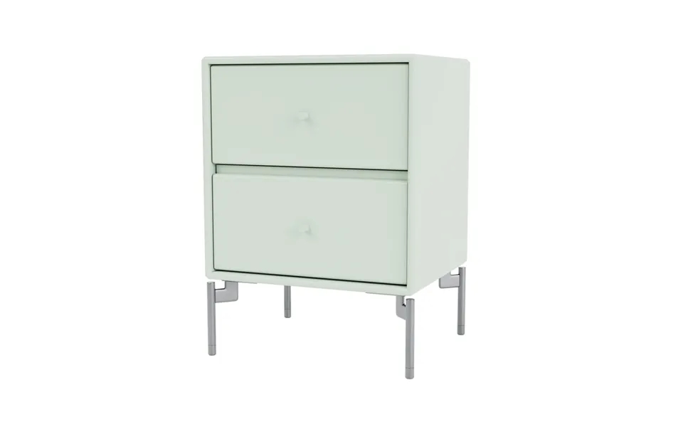 Montana Drift Bedside Table Mist 161 - Chrome Legs Cm