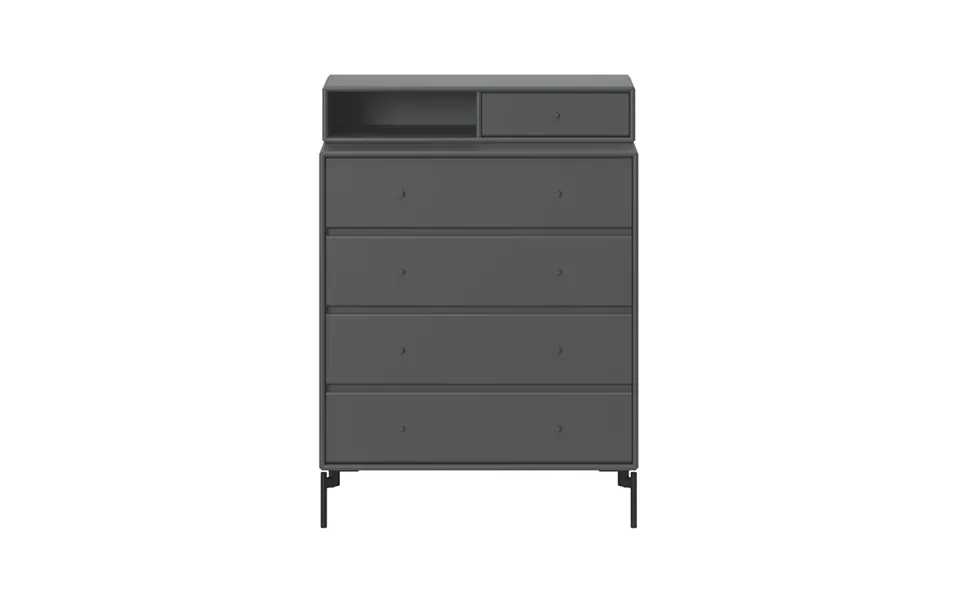 Montana Keep Dresser Anthracite 04-black Lacquered Leg