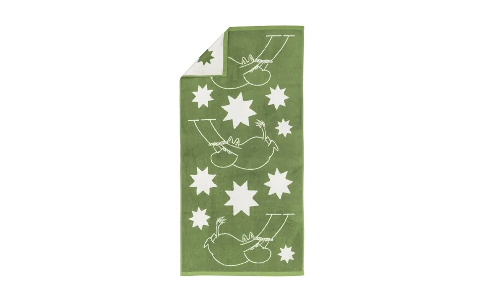 Moomin Arabia Moomin Bath Towel 70x140 Cm Stars Green