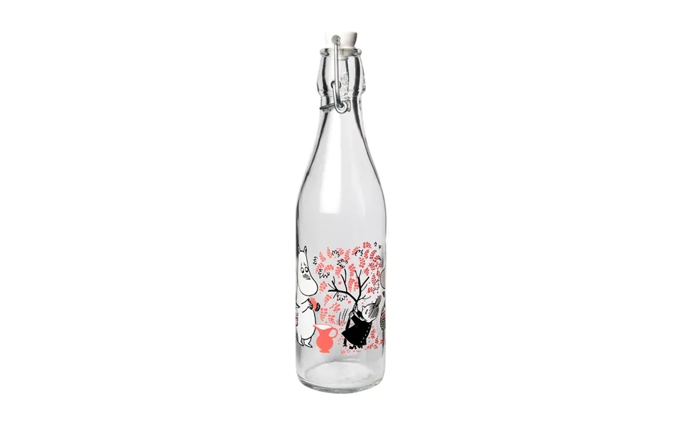 Muurla Moomin Glass Bottle 0.5 L Berries