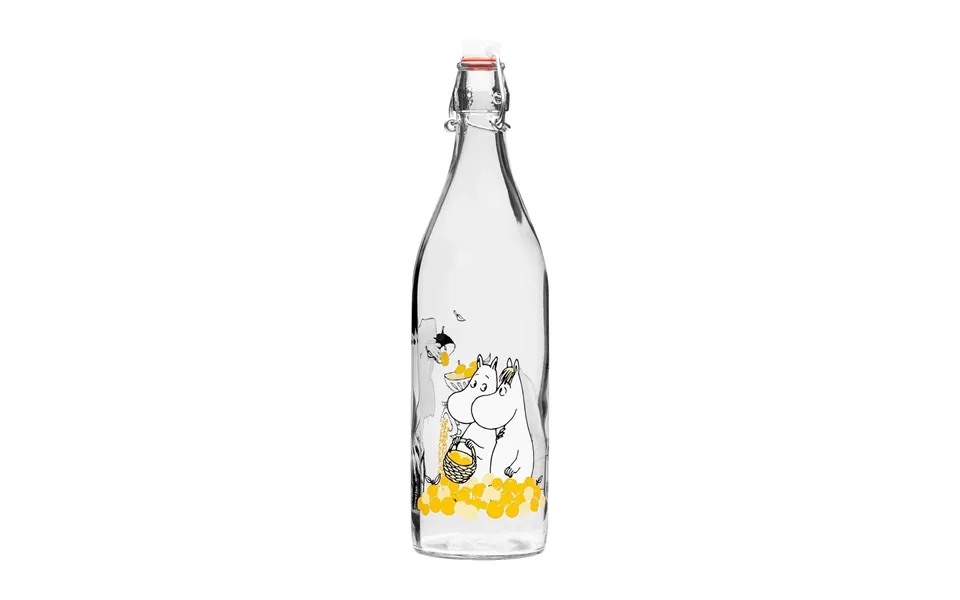 Muurla Moomin Glass Bottle 1 L Fruits