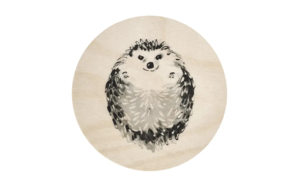 Muurla Teemu Järvi X Muurla Glass Coaster Ø10 Cm Hedgehog