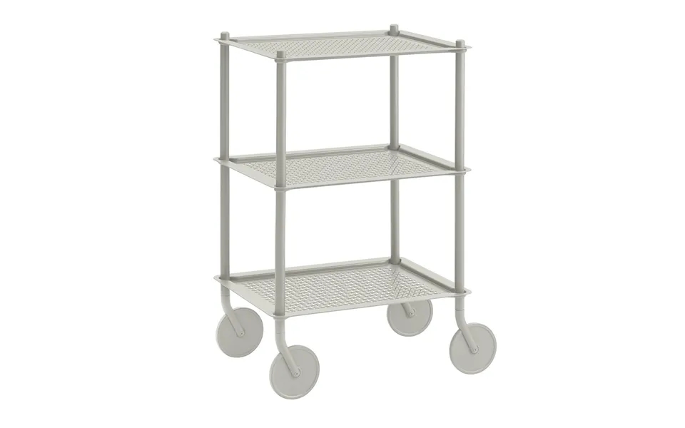 Muuto Flow 3-layer Trolley 90 Cm Grey