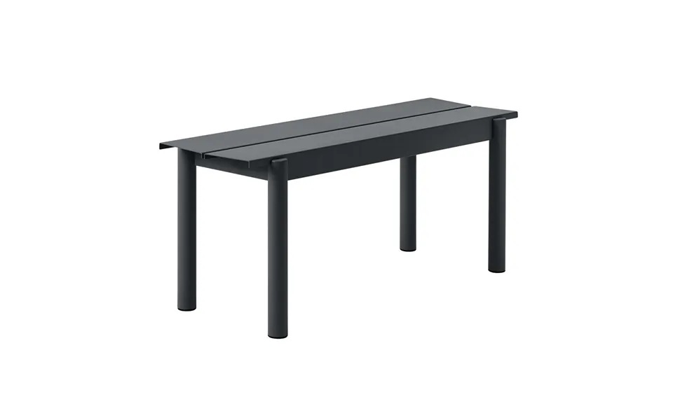 Muuto Linear Steel Bench 110 Cm Black