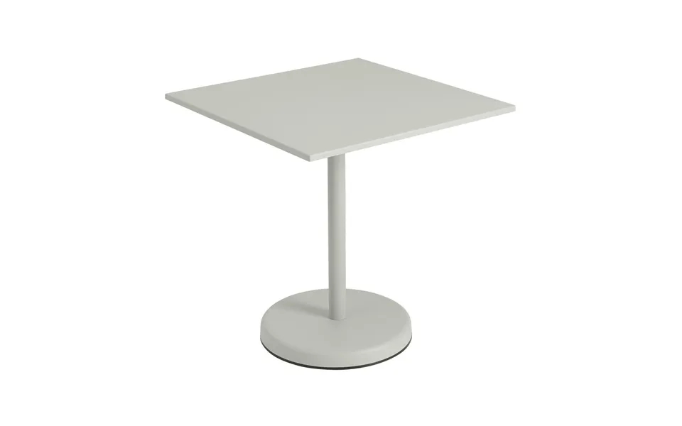 Muuto Linear Steel Café Table V2 Table 70x70 Cm Grey