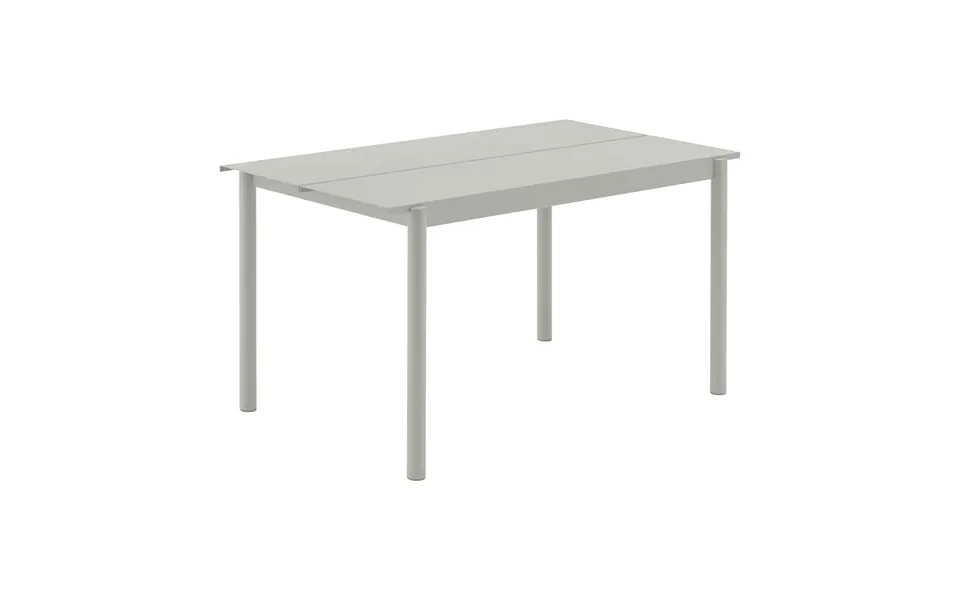 Muuto Linear Steel Table 140 Cm Grey Ral 7044