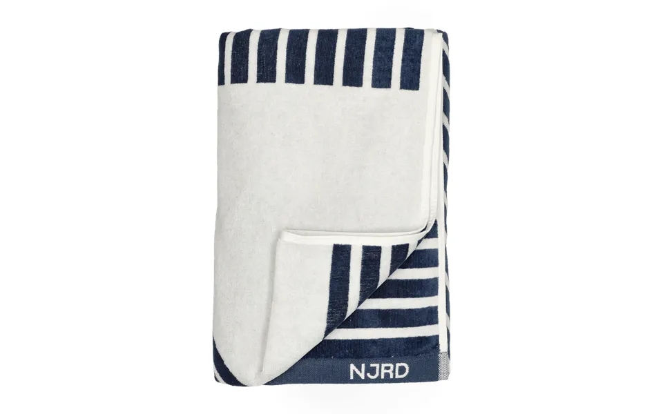 Njrd Stripes Bath Towel 100x150 Cm Blue