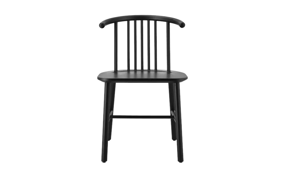 Njrd Vior Dining Chair Black Lacquered Oak