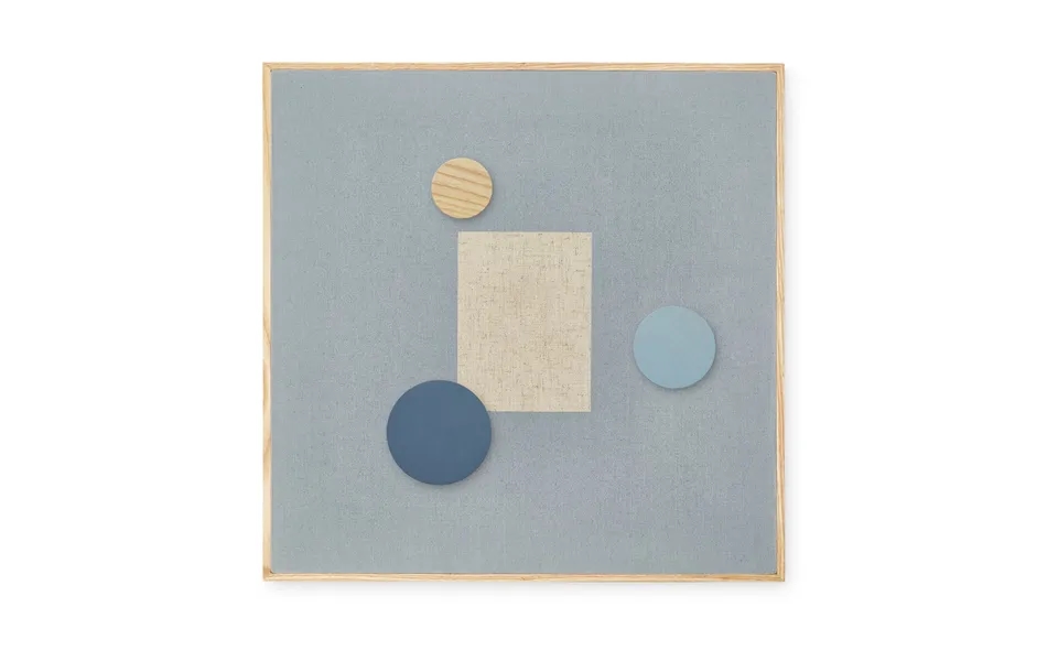 Nofred Noticeboard Bulletin Board 3 Magnets Blue