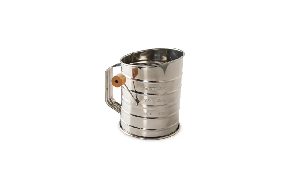Nordic Ware Flour Sifter With Wooden Handle Stainless Steel