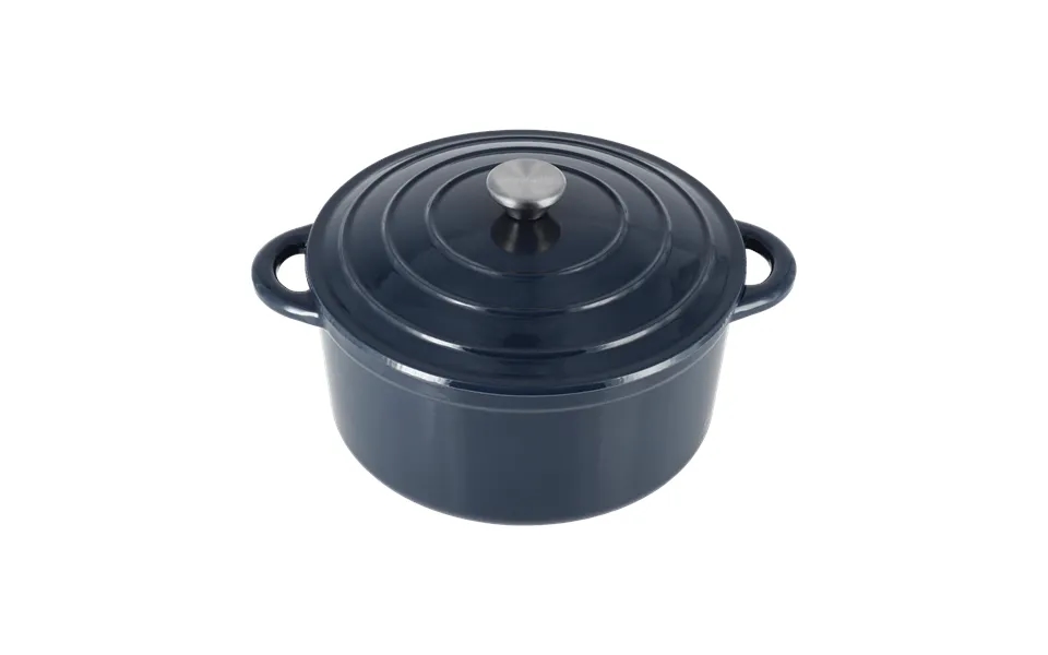 Nordwik Nordwik Cast Iron Pot Round 5 L Dark Blue