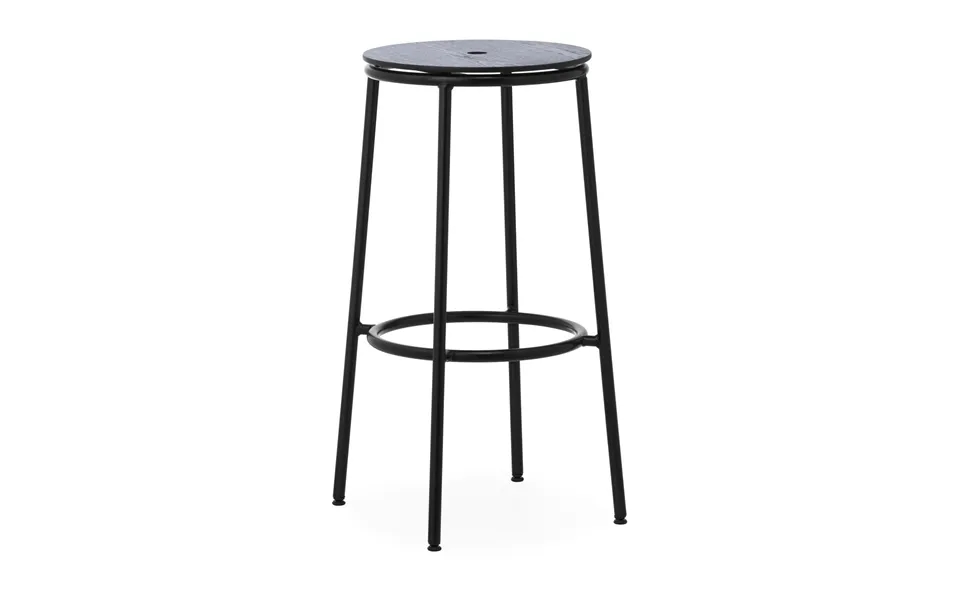 Normann Copenhagen Circa Barstool 75 Cm Black Oak