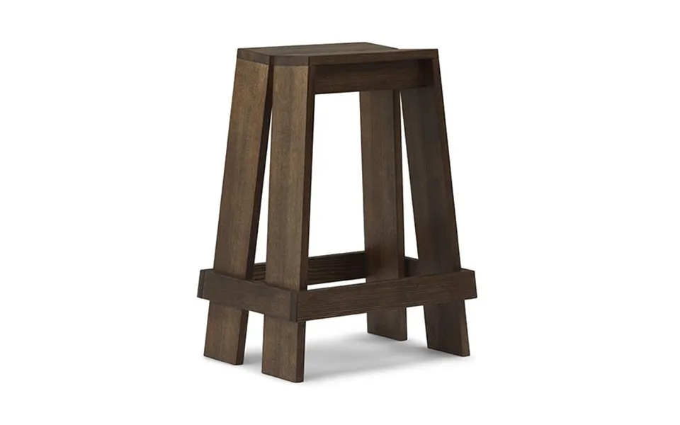 Normann Copenhagen Let Bar Stool 65 Cm Brown Stained Ash