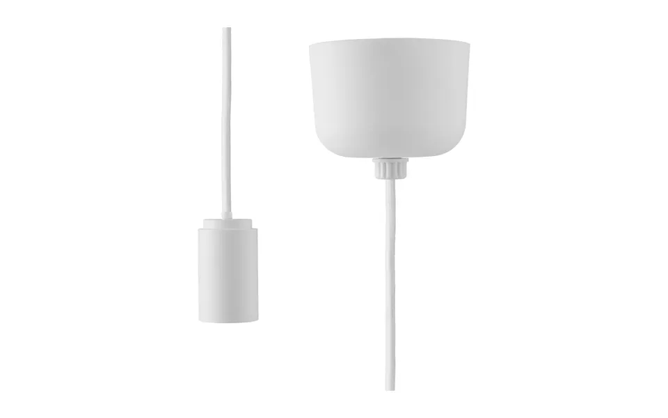 Normann Copenhagen Puff Cord With Ceiling Cup 2.5 M White