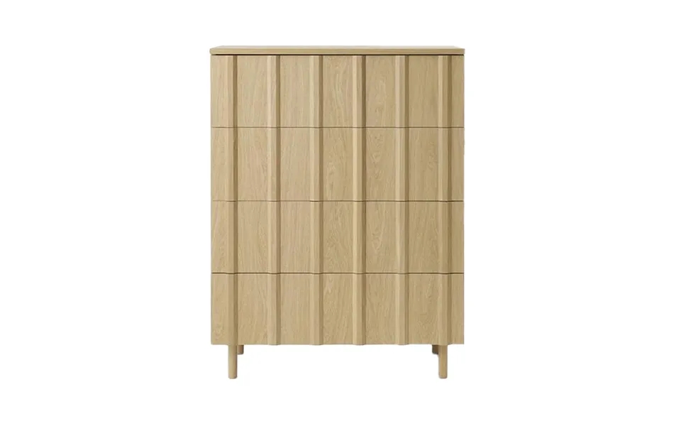 Normann Copenhagen Rib Dresser 4 Drawers Oak
