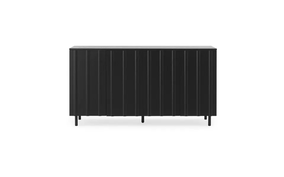 Normann Copenhagen Rib Sideboard 45x159 Cm Soft Black