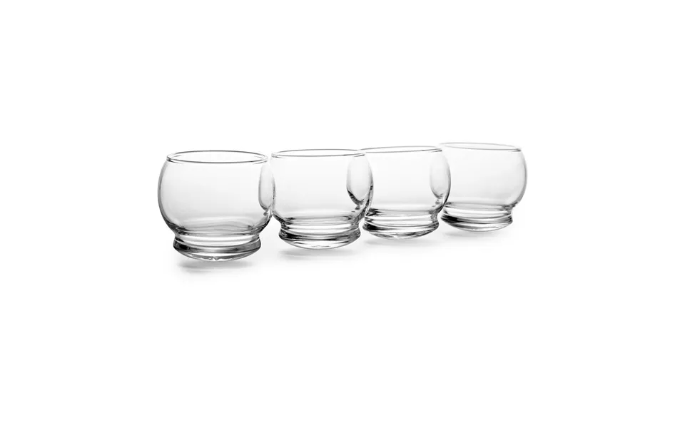 Normann Copenhagen Rocking Glass 4-pack 25 Cl